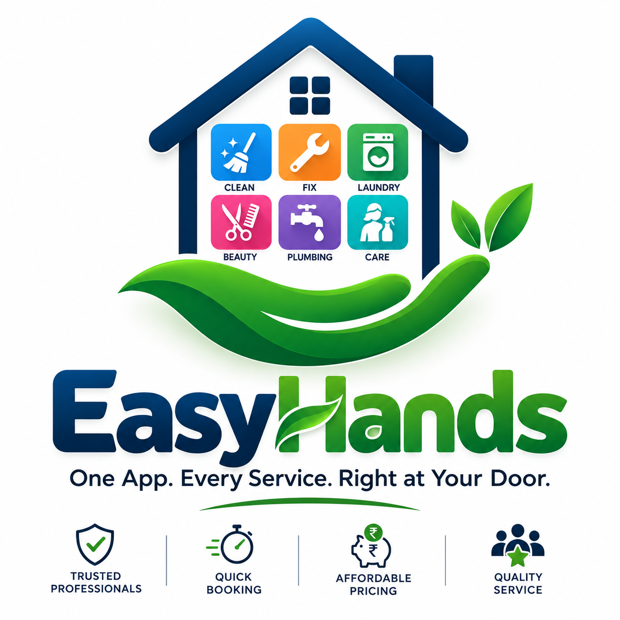 EasyHands™ — One App. Every Service. Right at Your Door.